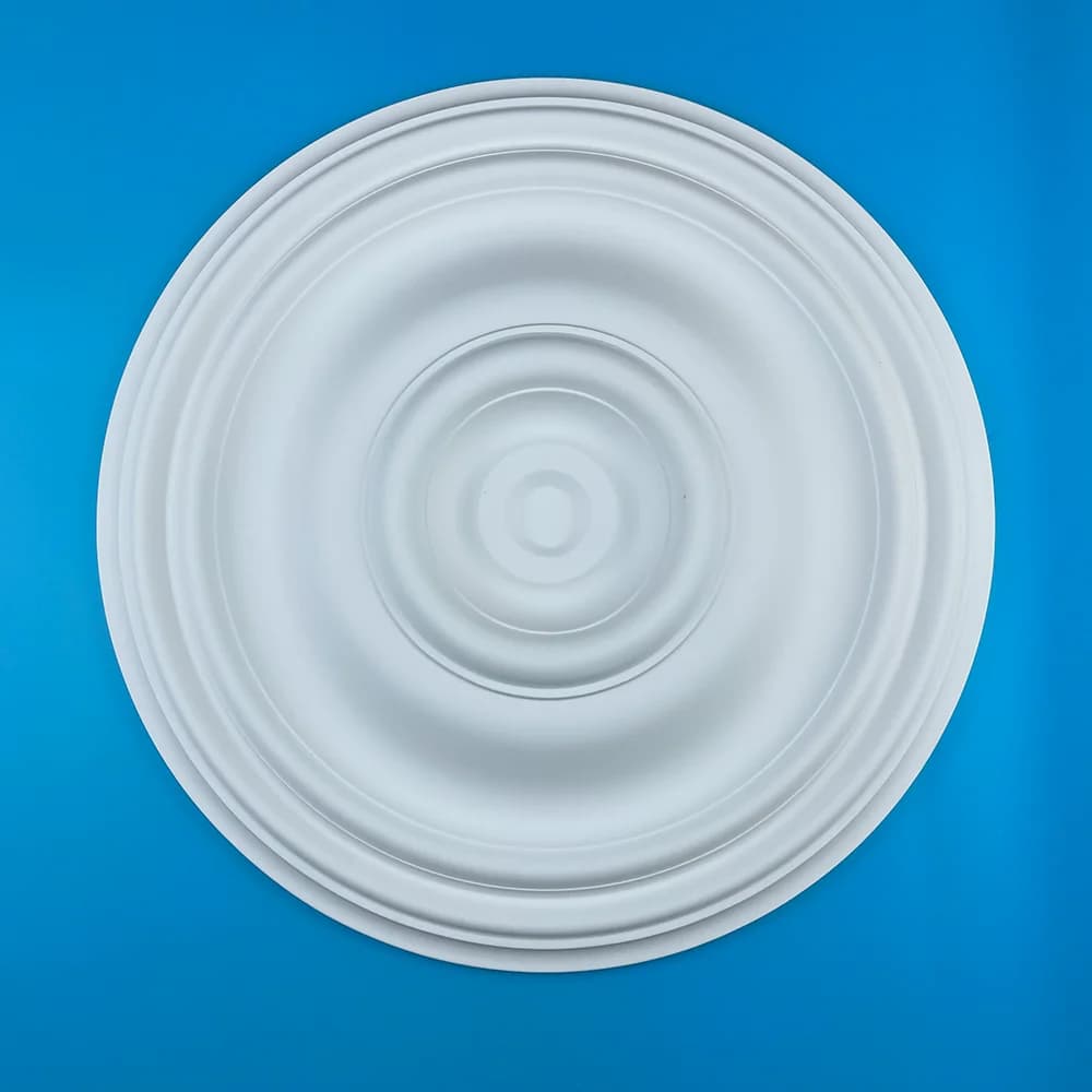 Panneau de lampe en Pu blanc, Imitation plâtre, polyuréthane, forme décorative, support de lampe à d