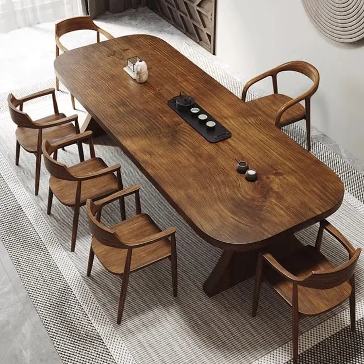 Table de Restaurant en bois massif, prix de gros, Table à manger pour hôtel, café, Table à thé