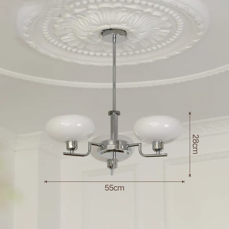 Lustres Bauhaus du milieu du siècle lampes suspendues de Style crème française pour salon chambre Ba