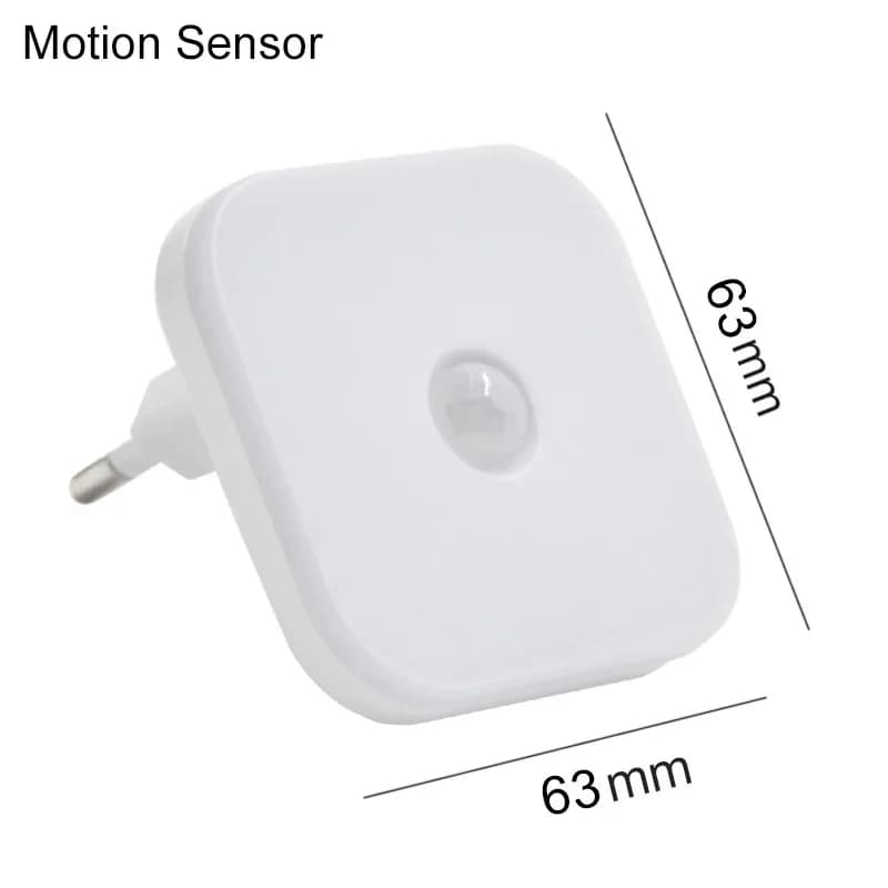 Veilleuse capteur de mouvement avec lumière LED prise ue lampes veilleuse pour enfants lampe de nuit