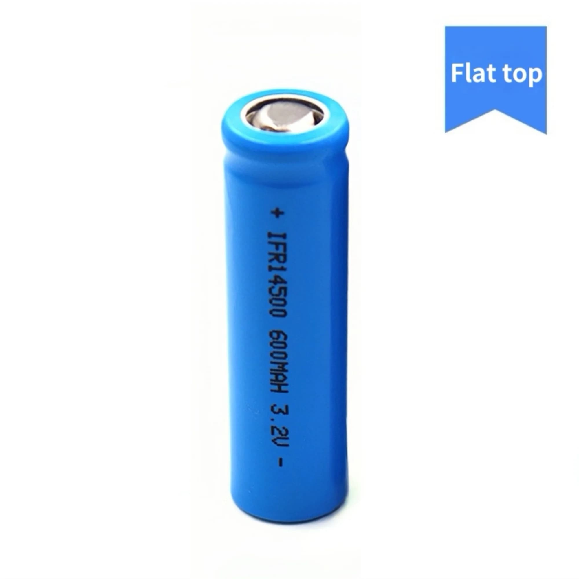 Kit de chargeur de batterie 14500 avec 2 batteries rechargeables LiFePO4 3,2 V 600 mAh, ensemble de 