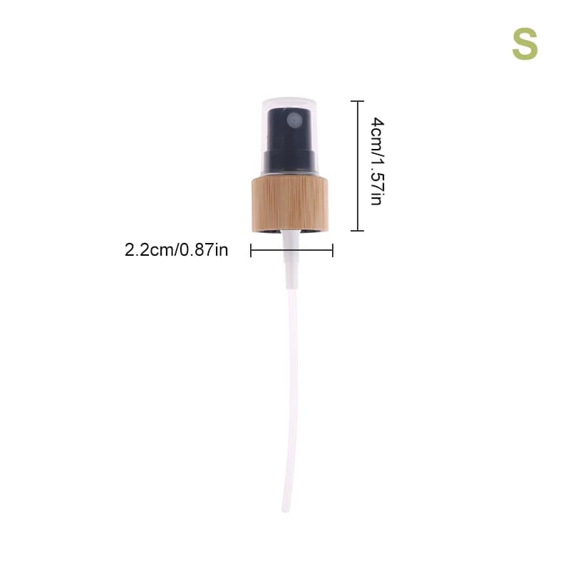 Couvercles de pompe en plastique de bambou, 1 pièce, 18-410 20-410 24-410, emballage de soins de la 