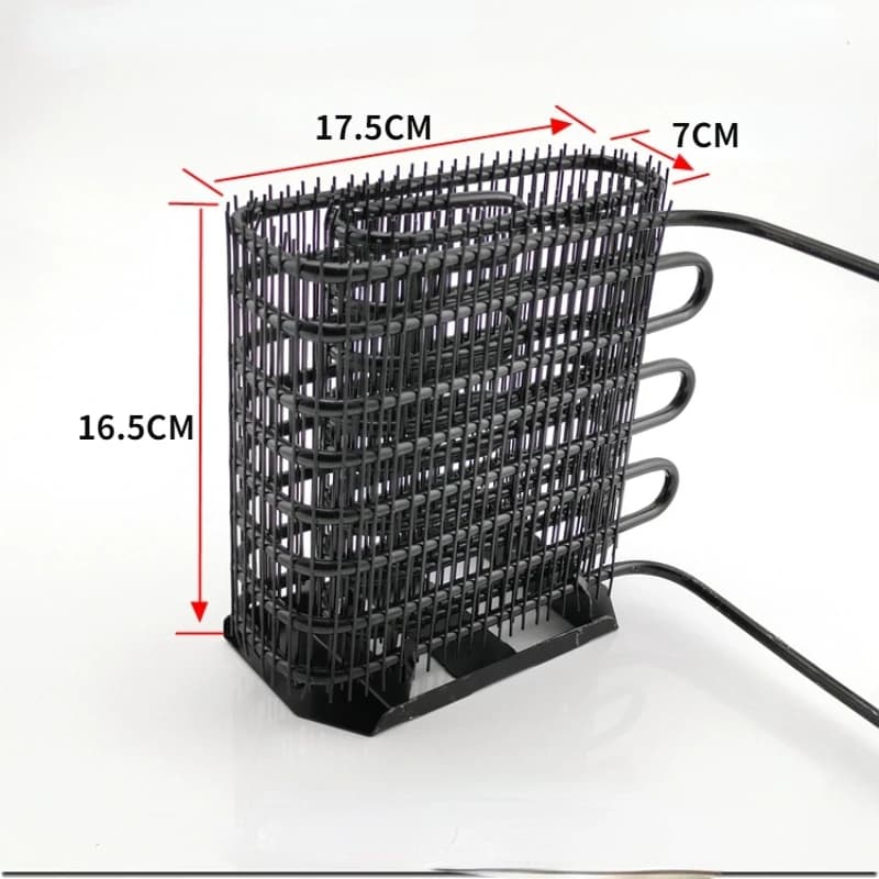 Ailerons de refroidissement d'air pour réfrigérateur, aquarium, indispensable congélateur, compresse