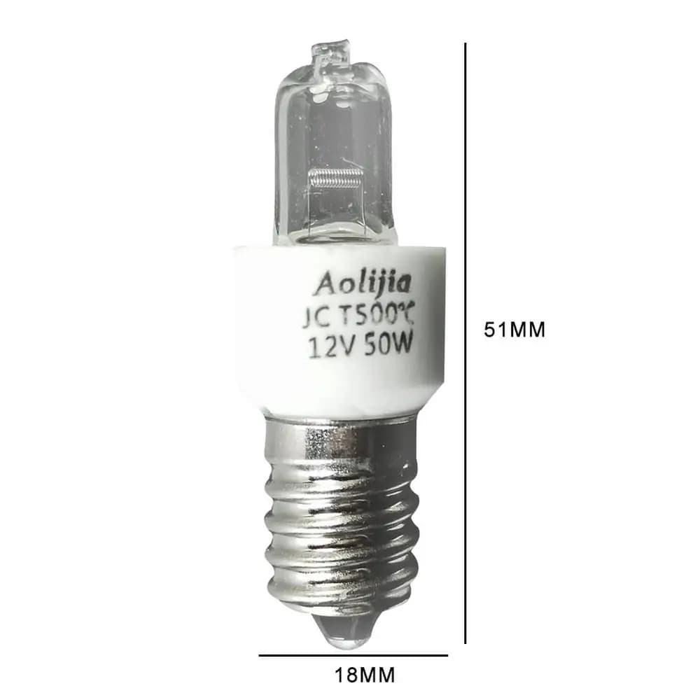 Ampoule halogène pour four, 2000H, 40W/50W, E14, haute température, résistante à 500 degrés, sèche-l