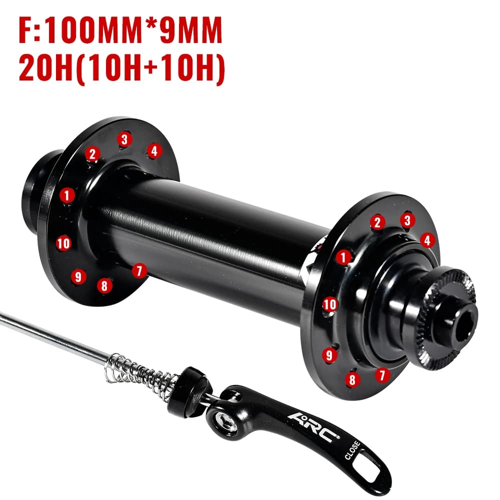 Moyeux de vélo de route ARC 24H moyeu de vélo V frein 4 cliquets 48 clics avant 100 arrière 130MM mo