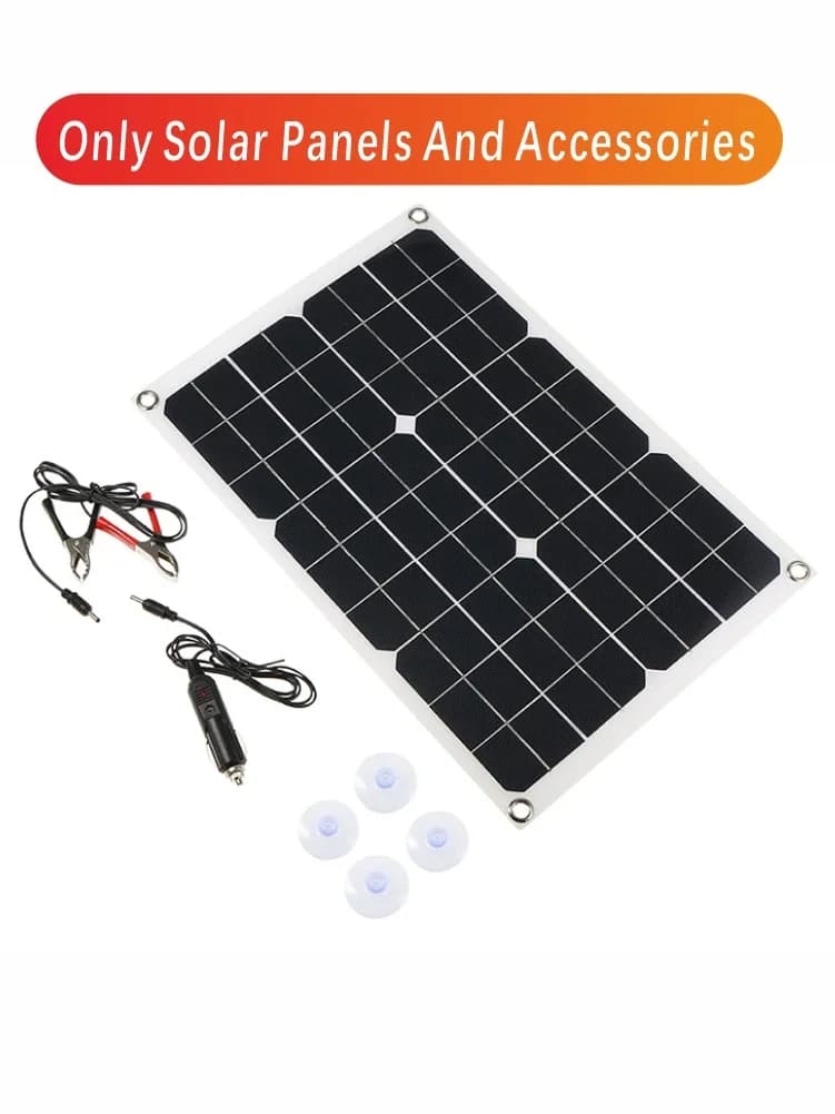 Panneau solaire flexible 200W 12V, chargeur de batterie pour touristes USB 5V avec contrôleur 100A, 