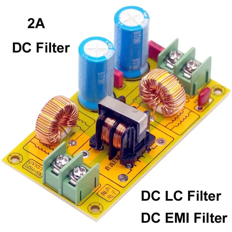 DLHiFi 2A 4A 10A 20A DC LC filtre EMI filtre EMC FCC filtrage de puissance haute fréquence pour ampl