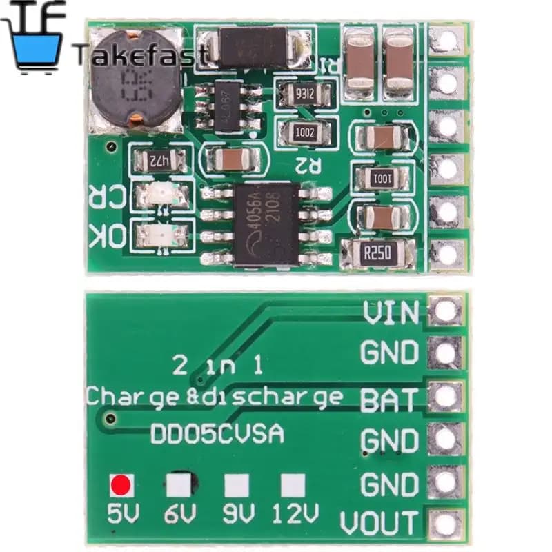 Chargeur de batterie au lithium, carte de déchargeur, convertisseur DC DC, Boost Tech pour bricolage