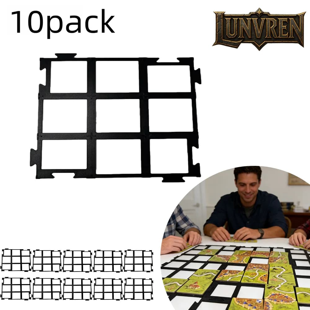 Support de cartes de jeu de société de style puzzle, idéal pour le placement et la présentation des 