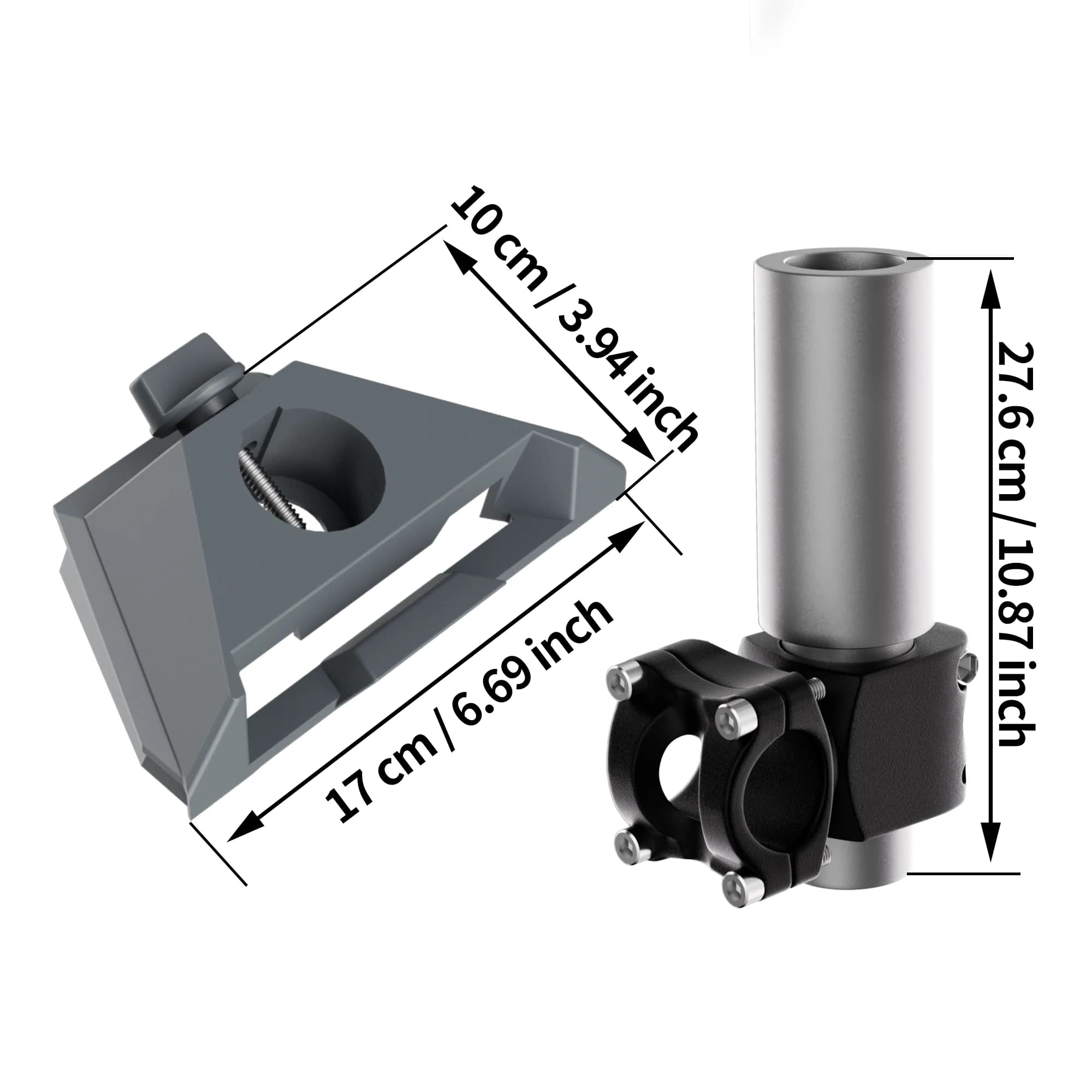 Support Starlink Mini pour camping-car, compatible avec l'adaptateur de tuyau d'origine pour montage