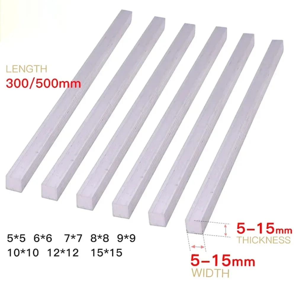 Barre en aluminium épaisseur 5-15 mm largeur 5-15 mm longueur 300-500 mm, plaque plate en alliage d'