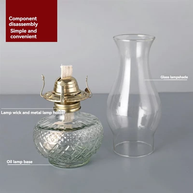 Lèvres-lampe à huile rustique lampes à huile pour intérieur pour utilisation intérieure décor à la m