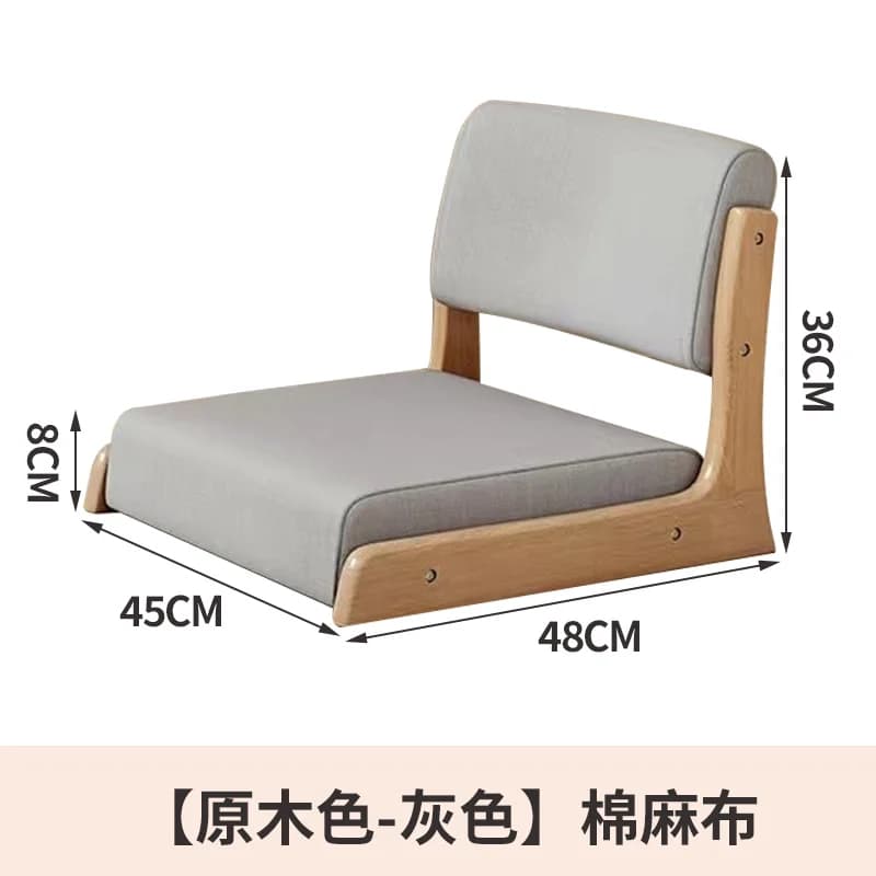 Chaise de baie vitrée fabriquée à la main en bois massif, siège de balcon Tatami japonais, meubles à