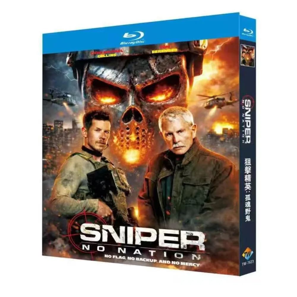 Sniper: No Nation (2026) Coffret Blu-ray 1 disque toutes régions, neuf
