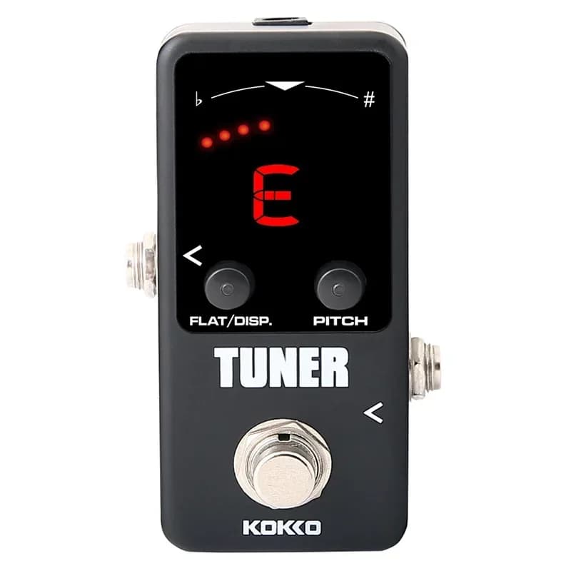 KOKKO accordeur guitare électrique effet pédale accordeur effet LED affichage véritable contournemen