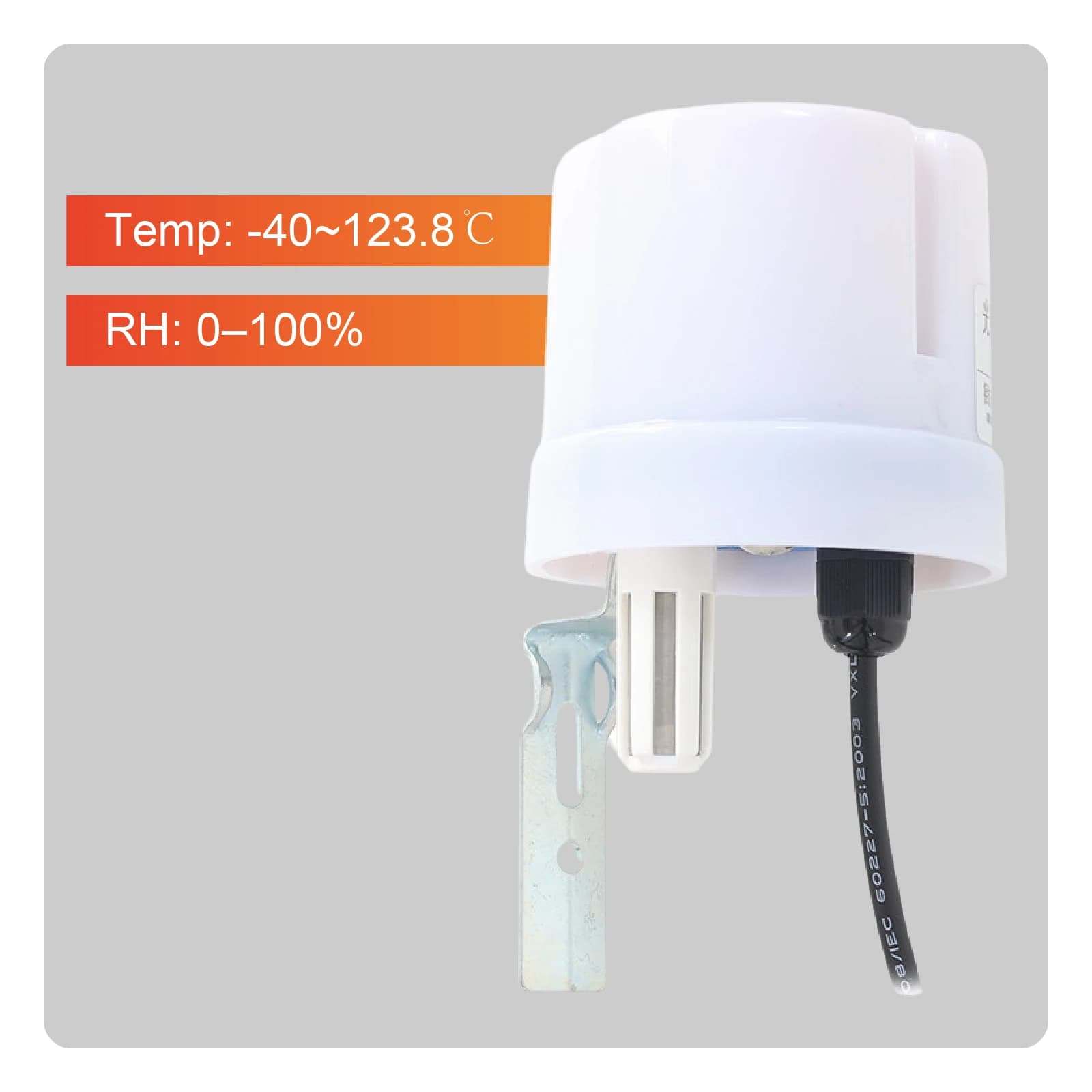 Capteur 4-en-1 Extérieur Vitesse du Vent Température Humidité Lumière Interface RS485 Station Météo 