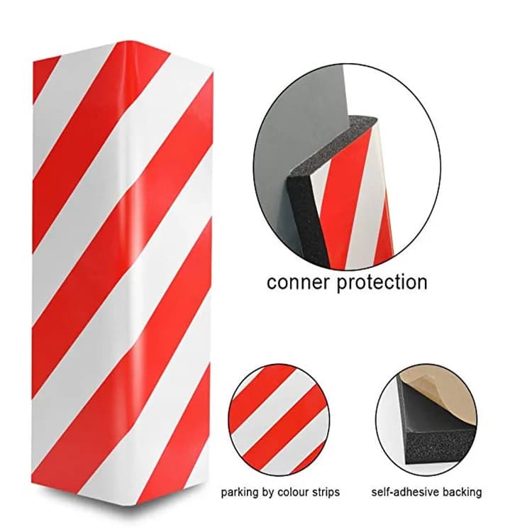 Protection Murale de Garage en Mousse – Pare-chocs d'Angle, Protection d'Angle Mural, Autocollant An