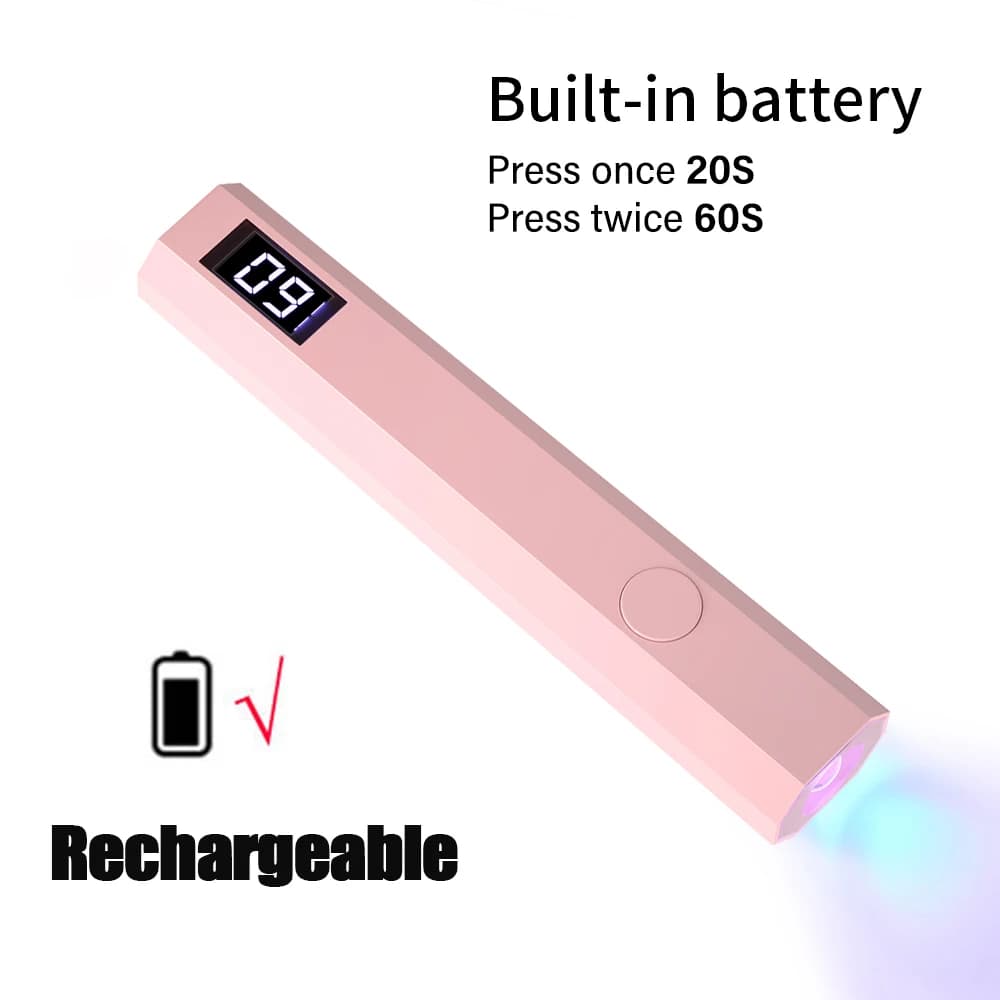 LINMANDA Minicure lumière UV portative pour ongles en Gel lampe à ongles UV Portable lampe à ongles 