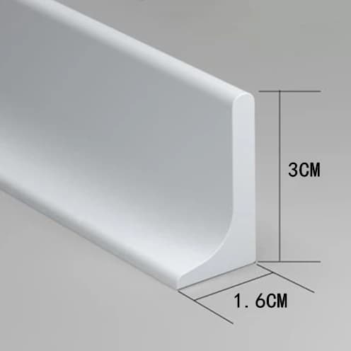 Barrage de douche, accessoires de salle de bains, séparation sèche et humide en silicone, bande de r