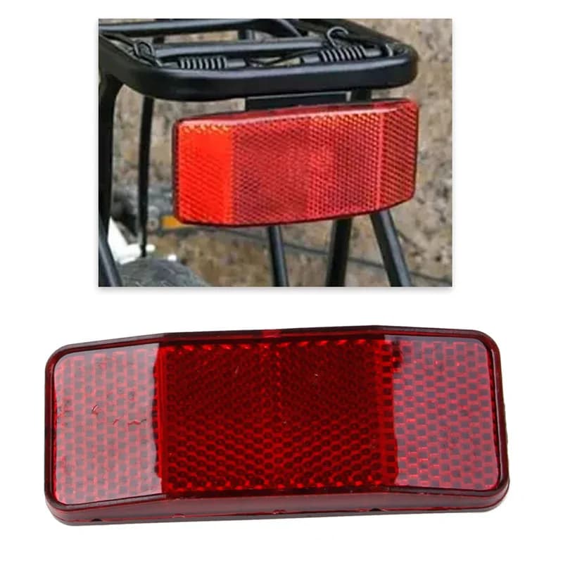 Vélo vélo Cycle vtt sécurité routière avertissement réflecteur lumière bandes rouges réfléchissantes