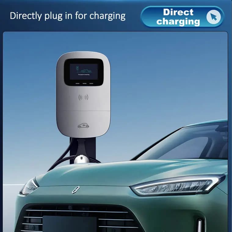 JIGU 7.6KW 32A Type 2 chargeur de véhicule électrique Station de recharge de voiture 7kw Wallbox EV 