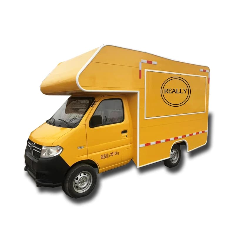 Vente flash : chariot de nourriture mobile / camion de nourriture électrique / chariot à glaces