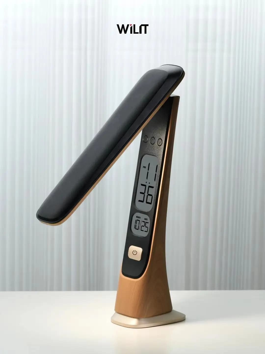 WILIT Lampe de table sans fil rechargeable, pliable, portable, LED, avec luminosité progressive et a