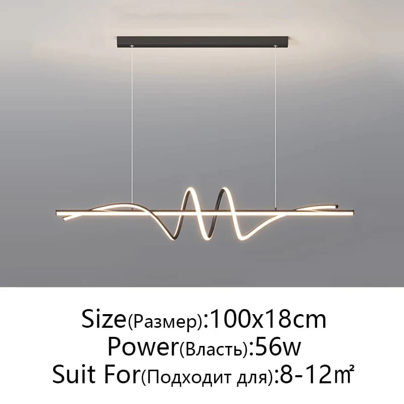 Lampes suspendues Led modernes pour salon, table à manger, cuisine, vestiaire, bureau, décoration de