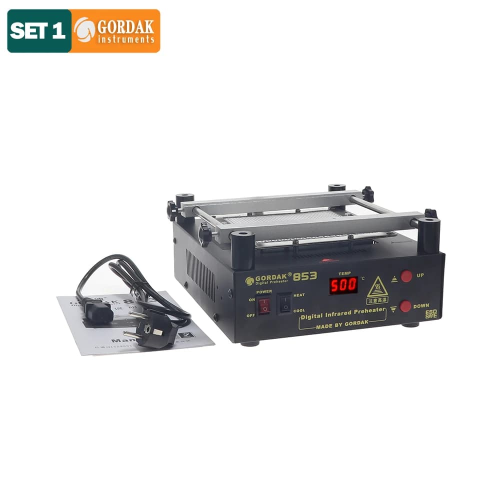 GORDAK 853 Station de retouche ESD BGA haute puissance préchauffeur PCB Station de chauffage à desso