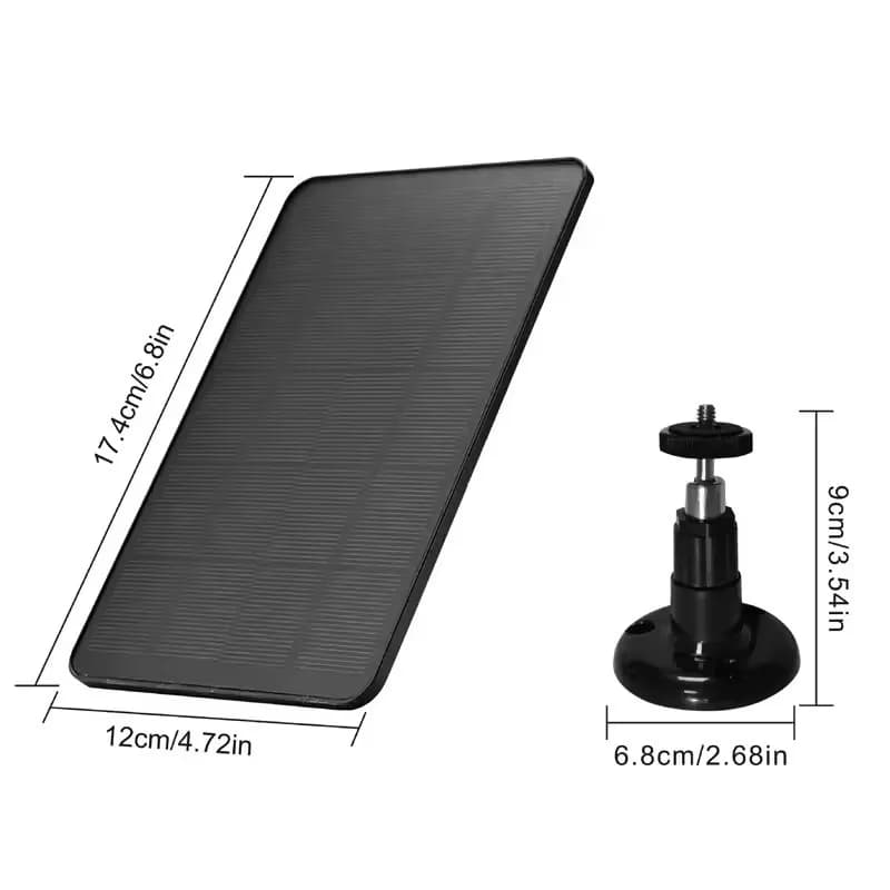Panneau solaire Type-C résistant aux intempéries extrêmes et étanche IP67 360 °   Support rotatif po