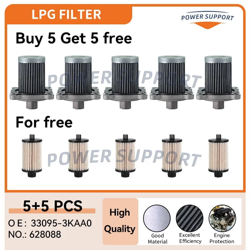 Cartouche de filtre à gaz GPL LPI pour Hyundai KIA, achetez-en 5, obtenez-en 5 gratuits, promotion 3