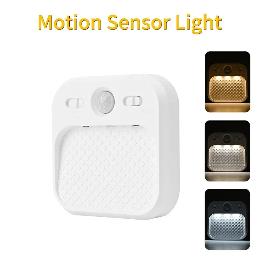 Veilleuse LED avec détecteur de mouvement PIR, aste par USB, lampe de nuit pour chambre, escalier, c