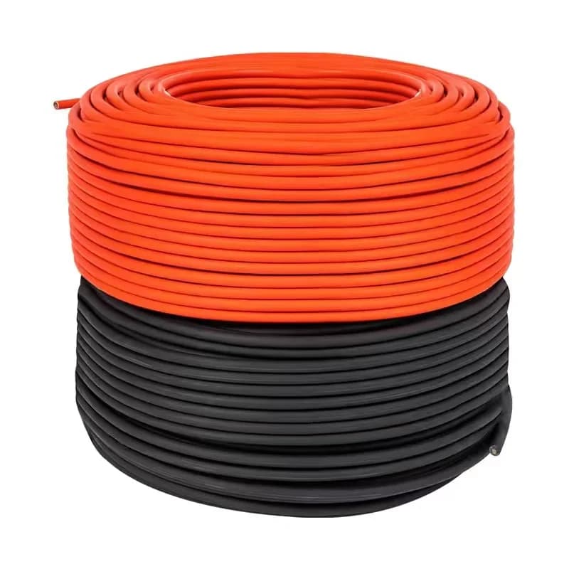 Câble photovoltaïque 2.5 mm2 4 mm2 6 mm2, fil d'alimentation solaire TUV H1Z2Z2-K PV1-F pour connexi
