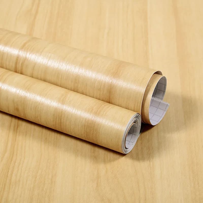 Grain de bois autocollant bricolage PVC auto-adhésif imperméable papiers peints rénovation meubles S