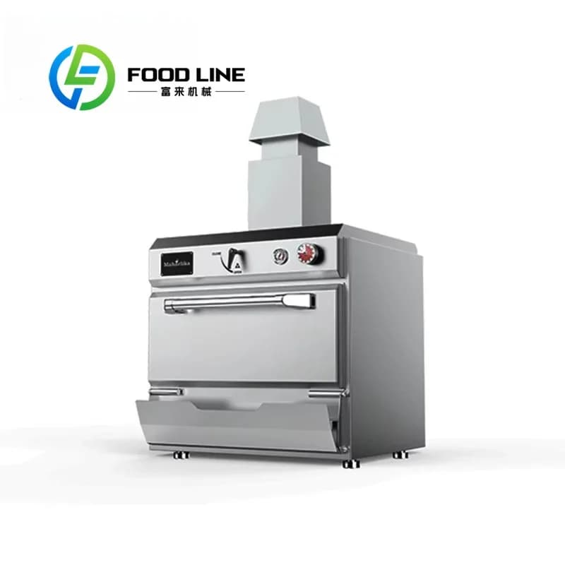 Grill à charbon de bois commercial pour barbecue espagnol de restaurant