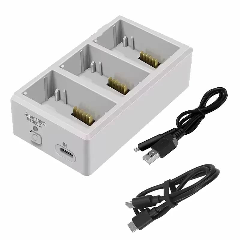 Chargeur de batterie pour DJI Mini 5 Pro/Mini 4 PRO/Mini 3/Mini 3 Pro, hub de charge 3 voies, charge