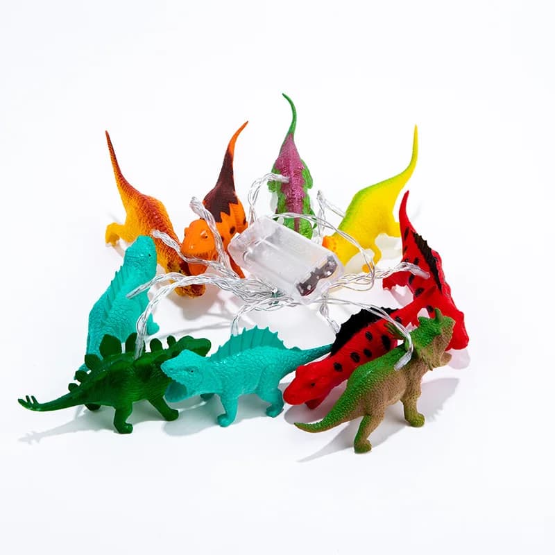 Guirlande lumineuse suspendue thème dinosaure, 1.5m, 10led, pour chambre à coucher, jardin, pour enf