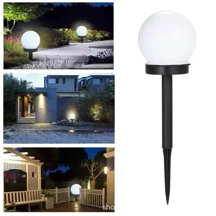Lampes solaires pour sphères d'extérieur, lot de 1/3/6/9 lampes LED de jardin, lampe étanche, pour p