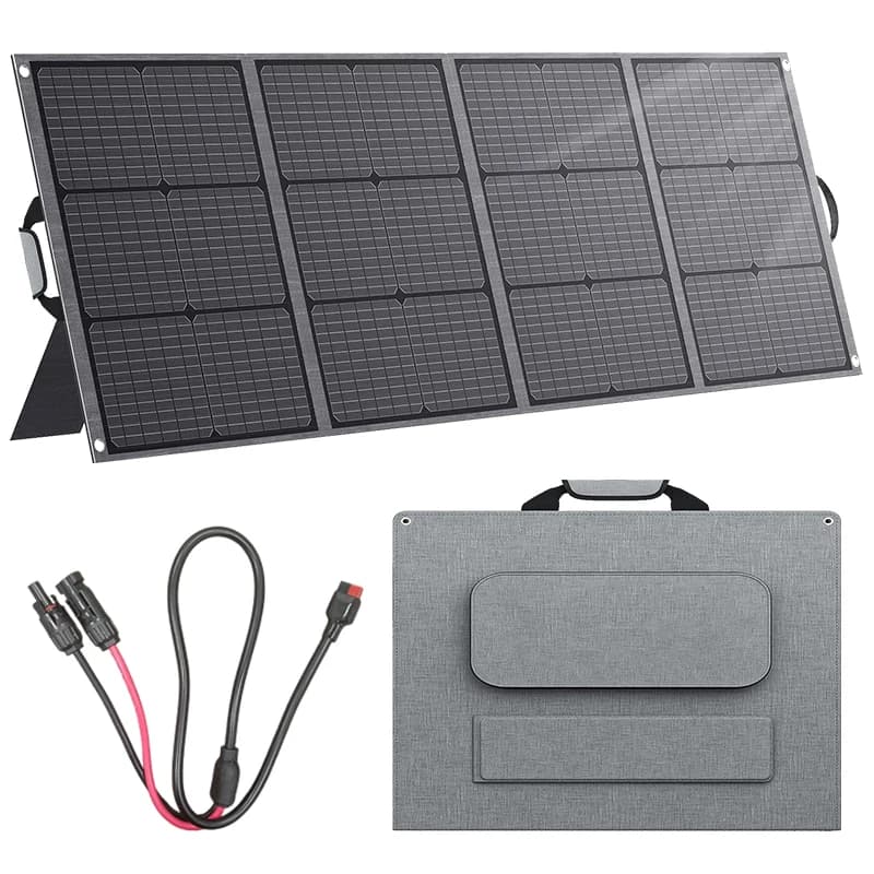 Panneau solaire Portable 200W, étanche IP65, pliable, chargeur solaire de secours pour centrale élec