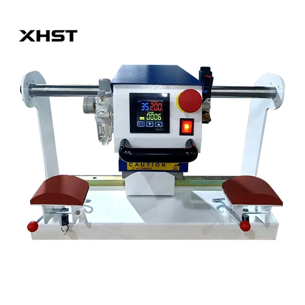 Presse à chaud pneumatique coulissante 8*14cm à double station pour casquettes, en vente
