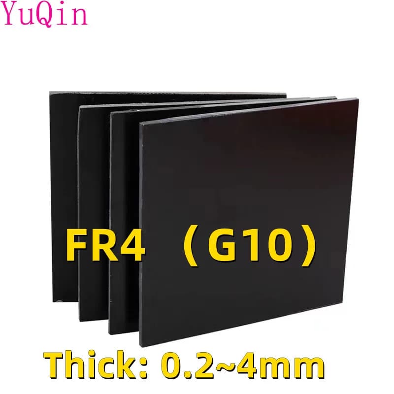 Feuille de panneau de modèle en fibre de verre noire, fibre de verre optique, fibre de verre Xy, FR4