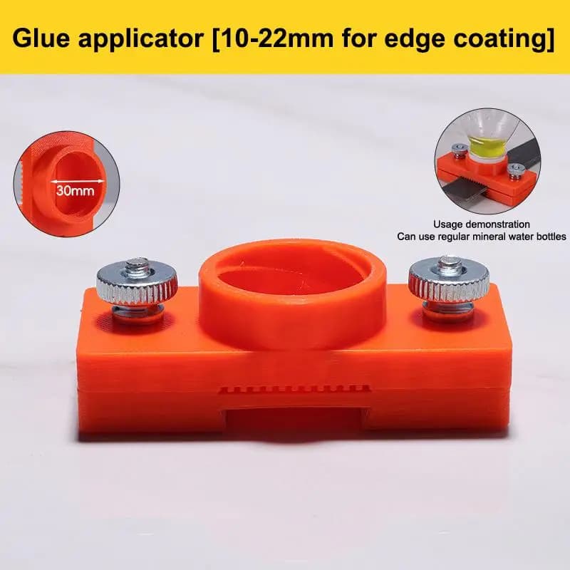 Applicateur de colle réglable 10/22mm, outil applicateur de colle pour bande de chant pour le travai