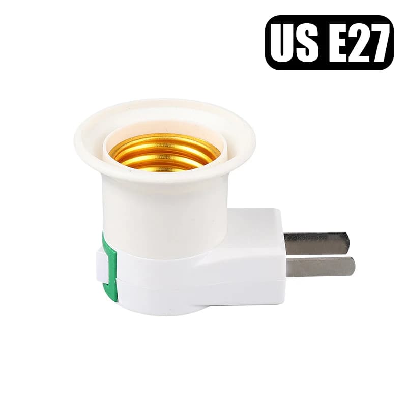 Tête de lampe rotative à prise directe, convertisseur de lampe à douille E27 avec interrupteur, supp
