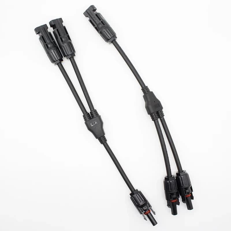 Connecteur solaire électrique 2Y pour connexion parallèle, 30A 1000V, pour câble de panneau solaire 