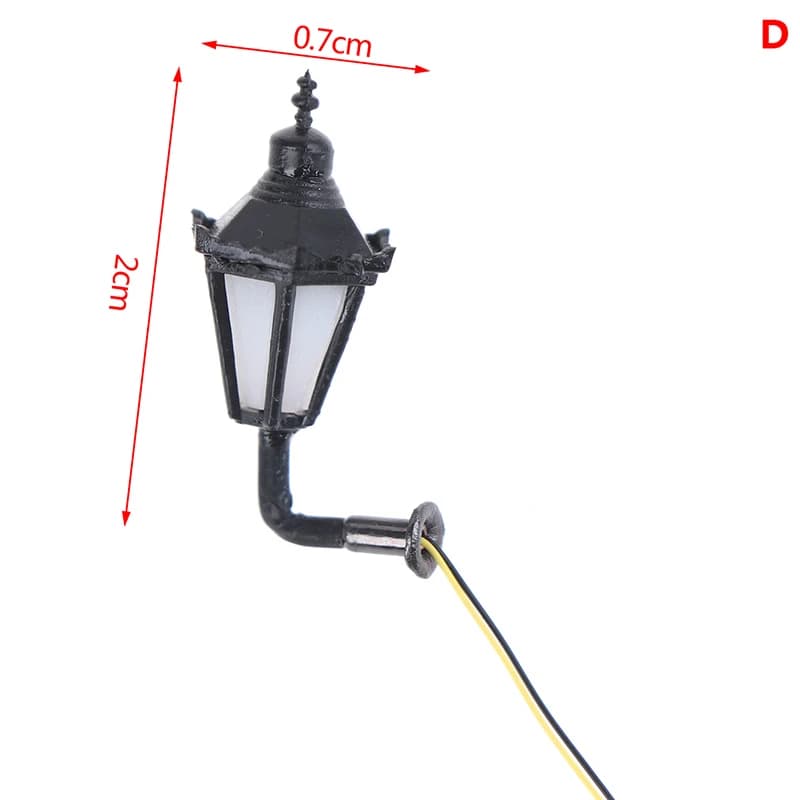 Mini lampadaire l'inventaire LED pour enfants, maison de courses, jouet de simulation, meubles pour 