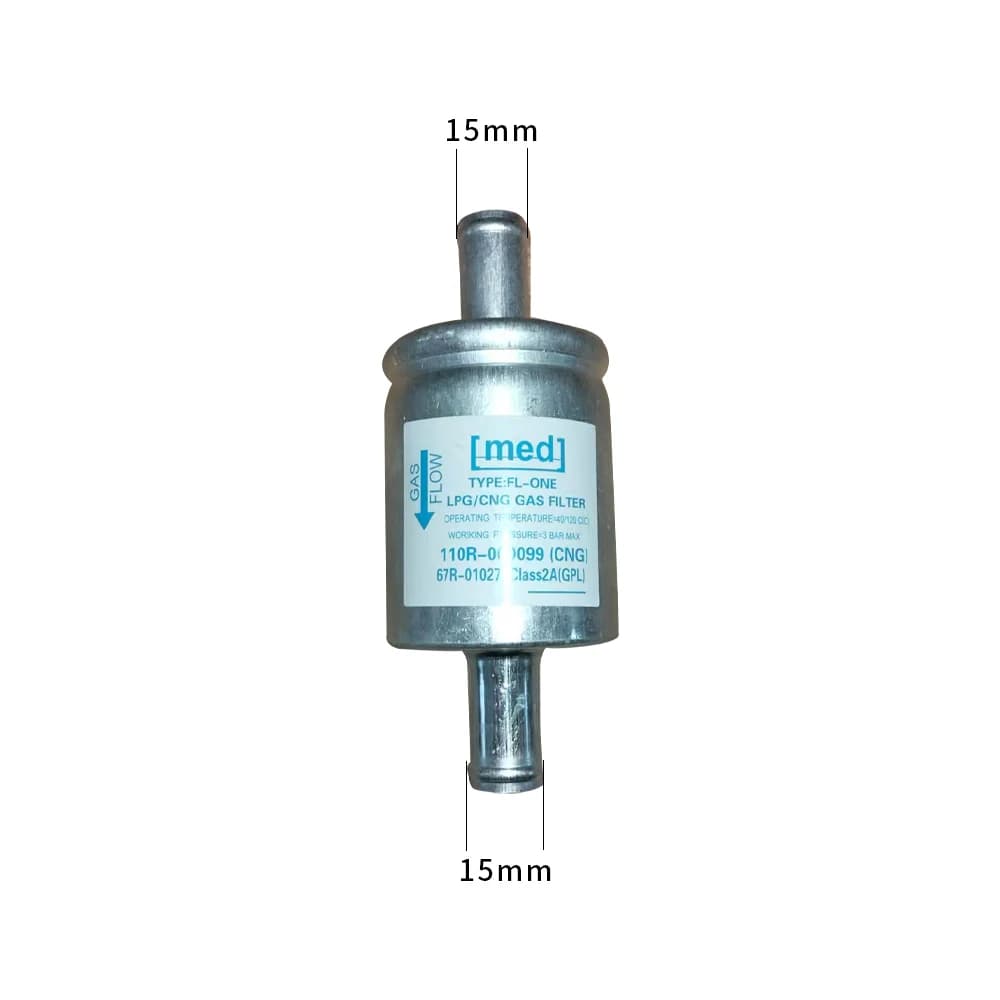 Tubes de gaz naturel liquéfié, 15MM pour gpl gnc au lieu d'un élément filtrant d'huile, accessoires 