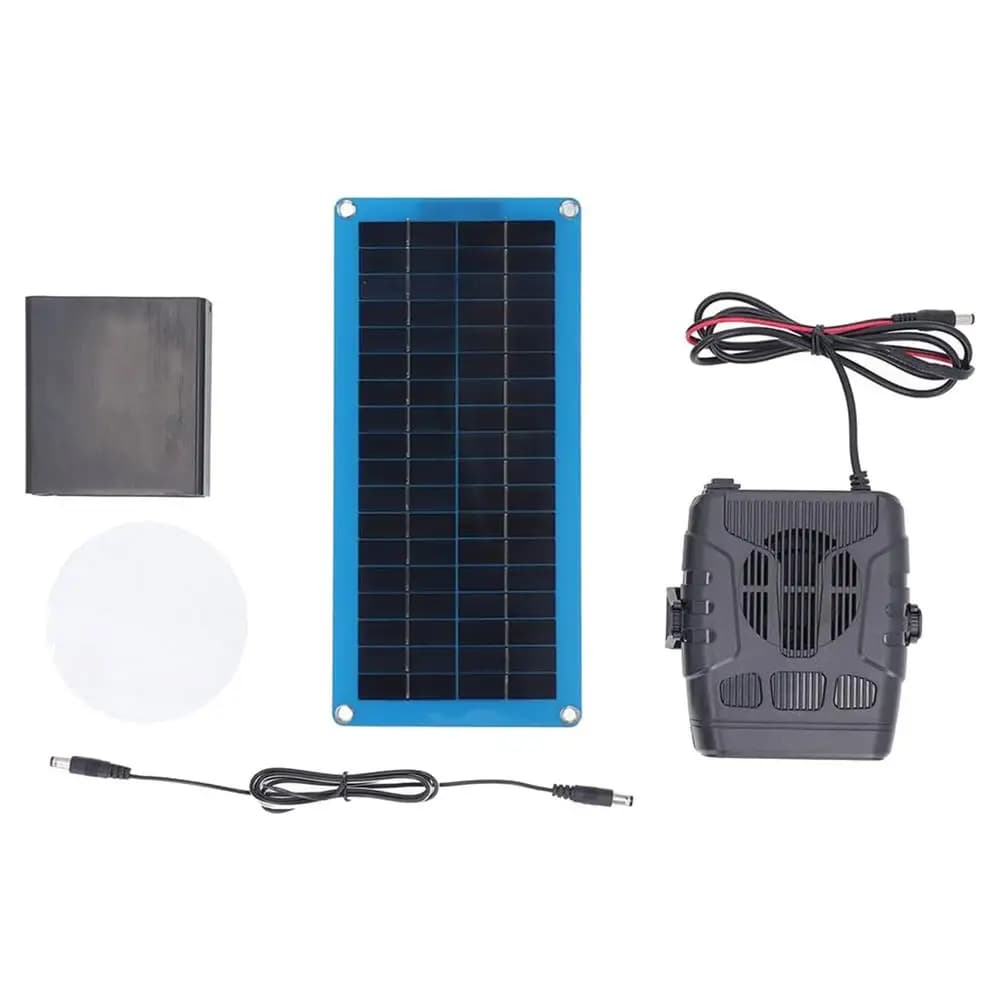 Chauffage de panneau solaire 30W, chargeur de panneau solaire de voiture avec chauffage, Kit d'énerg