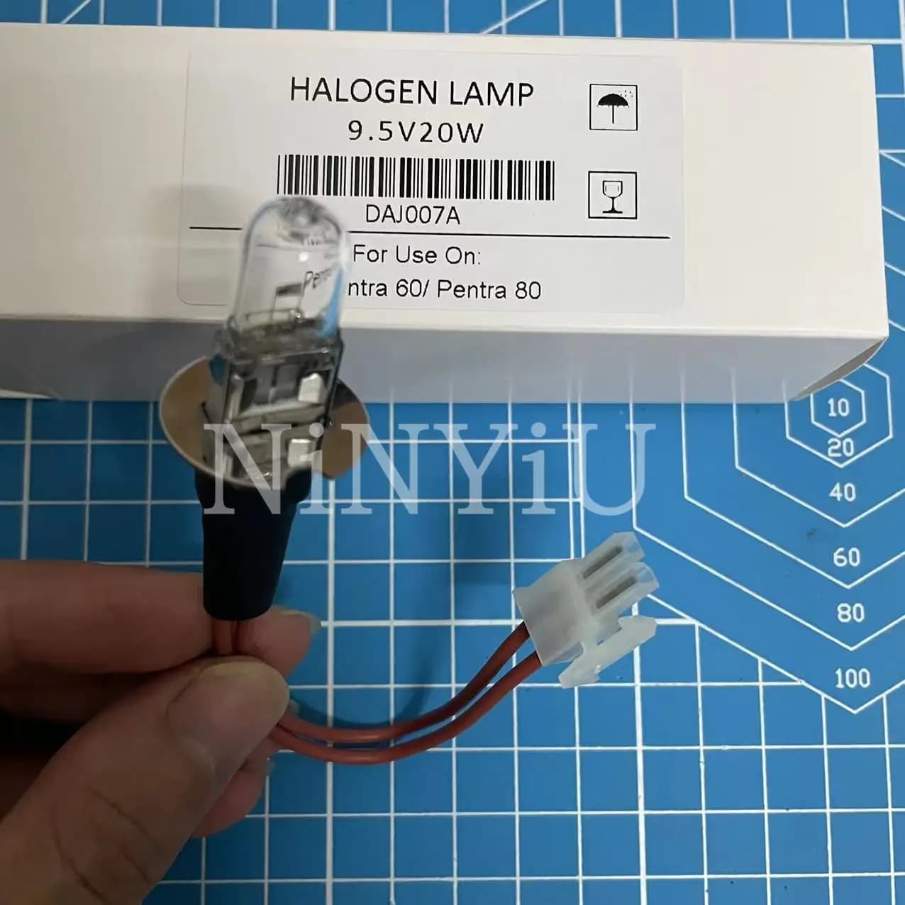 Lampe halogène DAJ007A 9.5V20W pour analyseur de sang ABX Pentra60 Pentra 60 Pentra80 Pentra 80 Five
