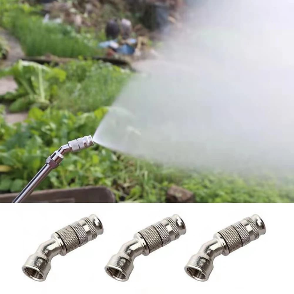 Buse d'atomisation en laiton, Machine de nettoyage de jardin à pulvérisation réglable, arroseur de p