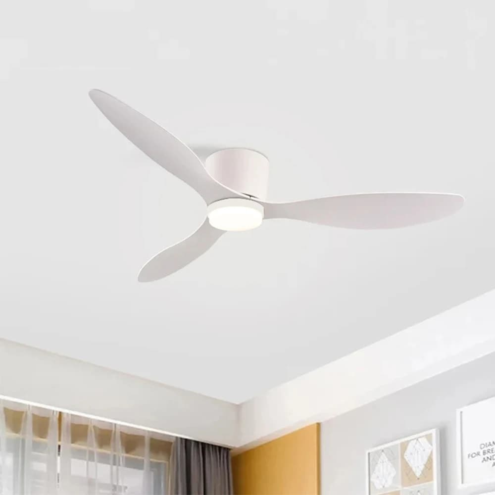 IRALAN plancher bas 52 pouces ventilateur de plafond moderne chambre ventilateur LED lumière salle à